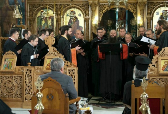 Μαθήματα στη Σχολή Βυζαντινής Εκκλησιαστικής Μουσικής της Μητροπόλεώς μας...